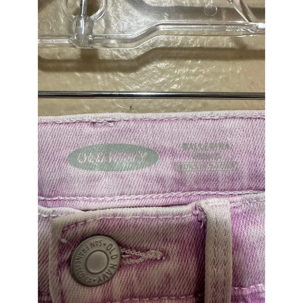 Old Navy Girls Jeans Size‎ 16 Adjustable Waistband Pink Denim Pants